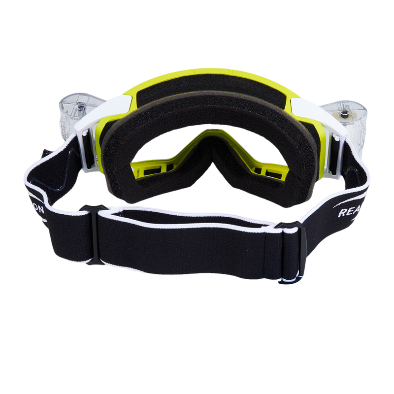 Мотоциклетные очки поверх очков-MXG136Желто-зеленая рулонная пленка