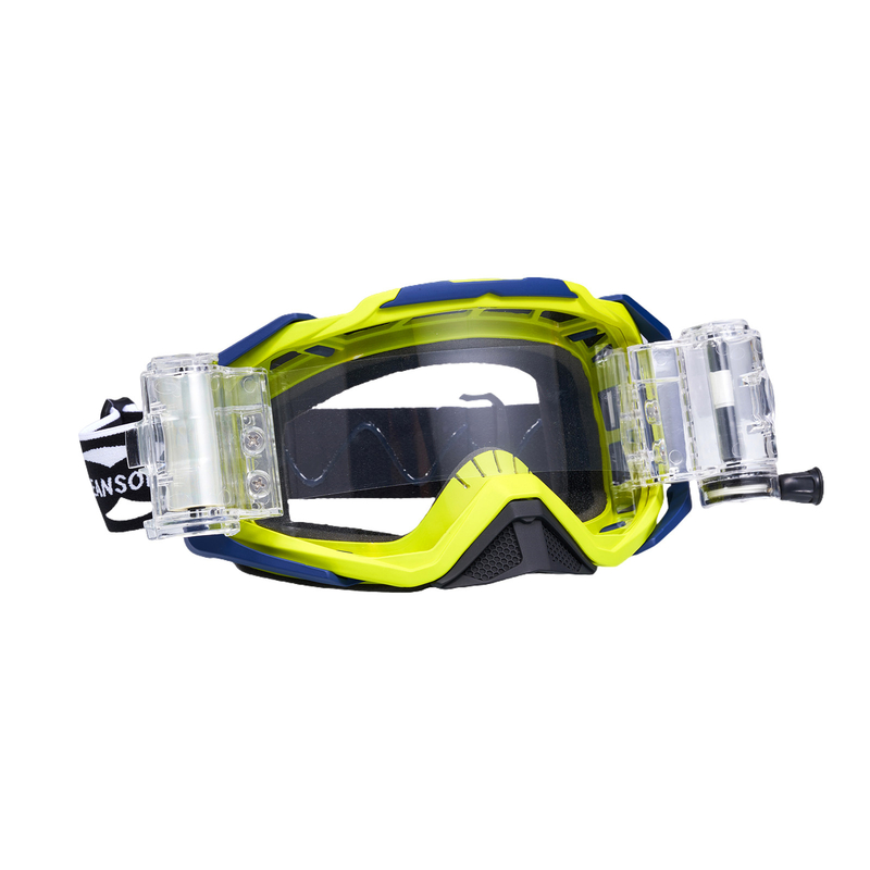 Мотоциклетные очки поверх очков-SKG159 Зеленая рулонная пленка