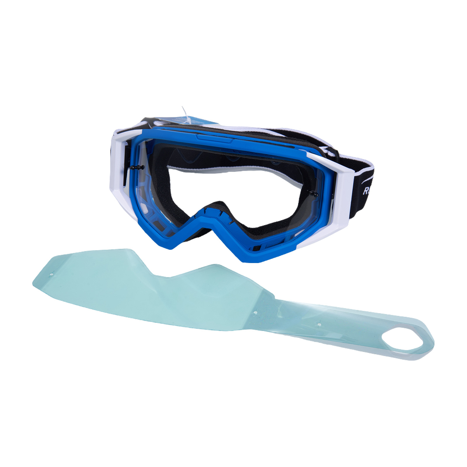 Мотоциклетные очки поверх очков-MXG136 Синяя ламинированная пленка