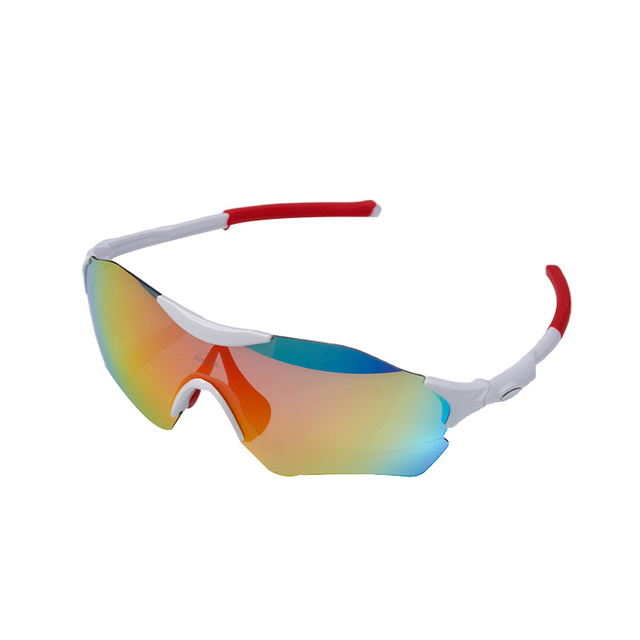 SP039 Белая оправа+красные линзы