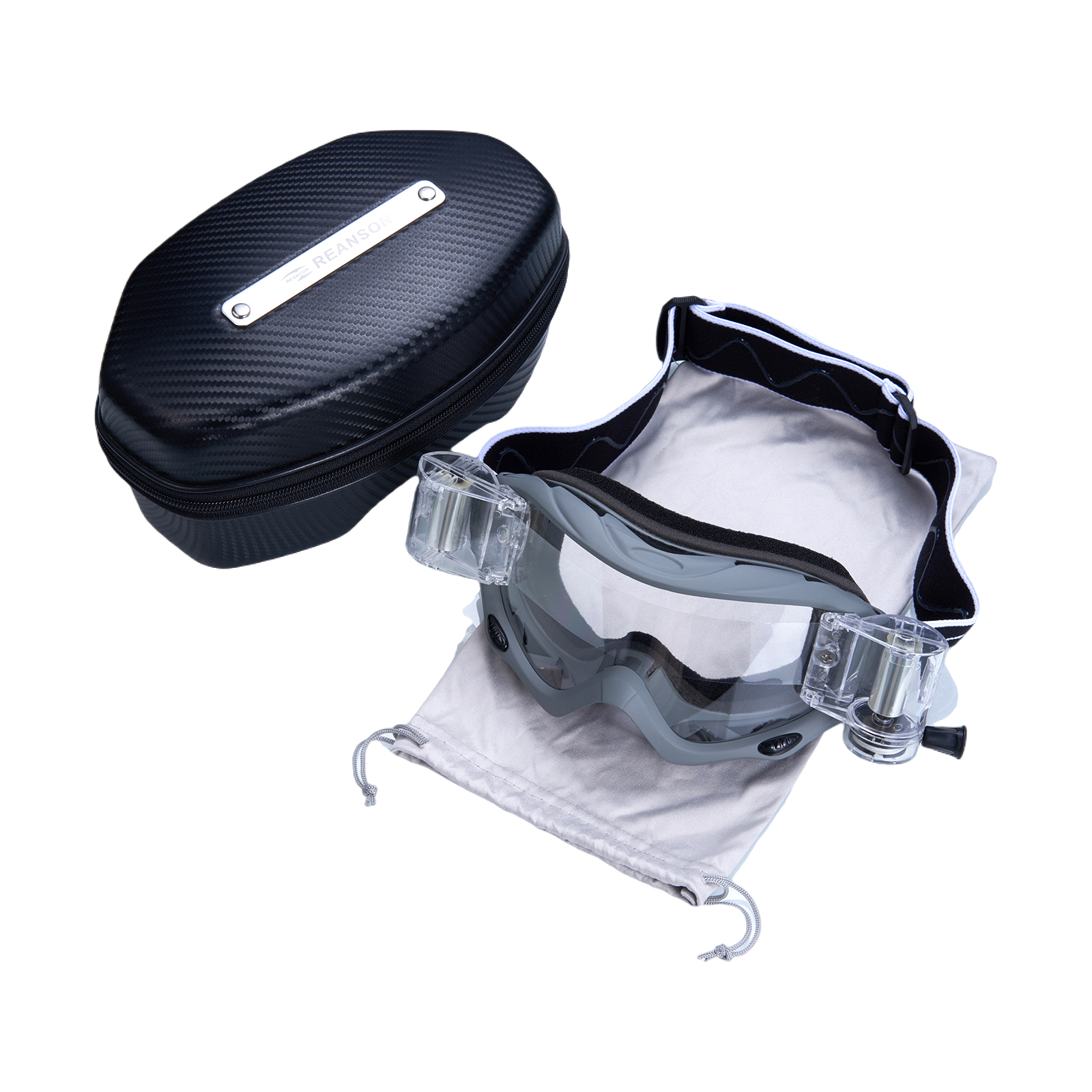 Мотоциклетные очки поверх очков-MXG140 Серая рулонная пленка