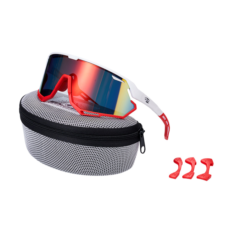 SP015 Красно-белая оправа+красные линзы (1)