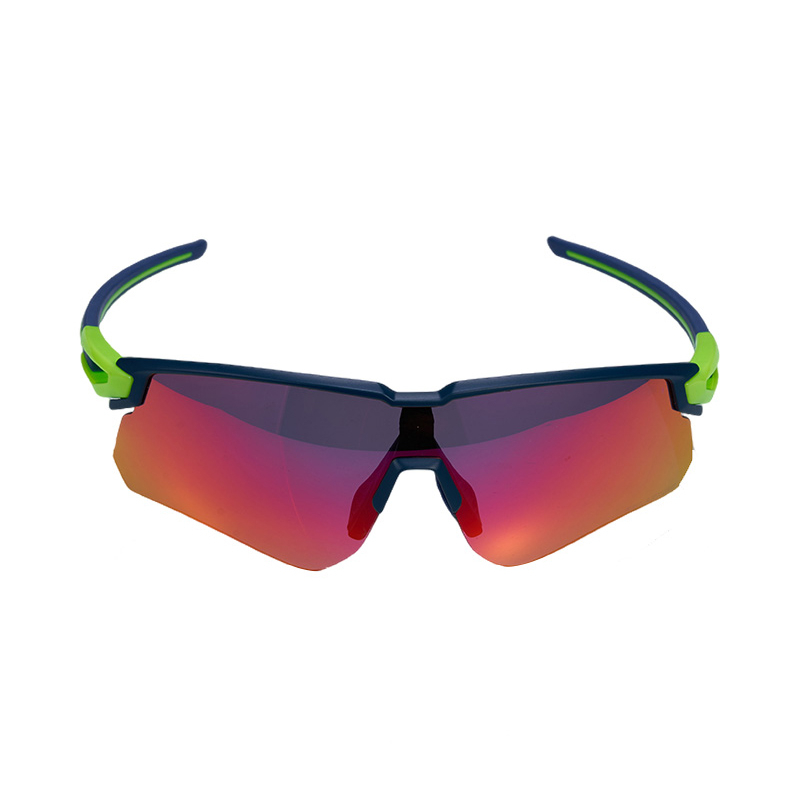 SP040 Зеленая оправа + красные линзы