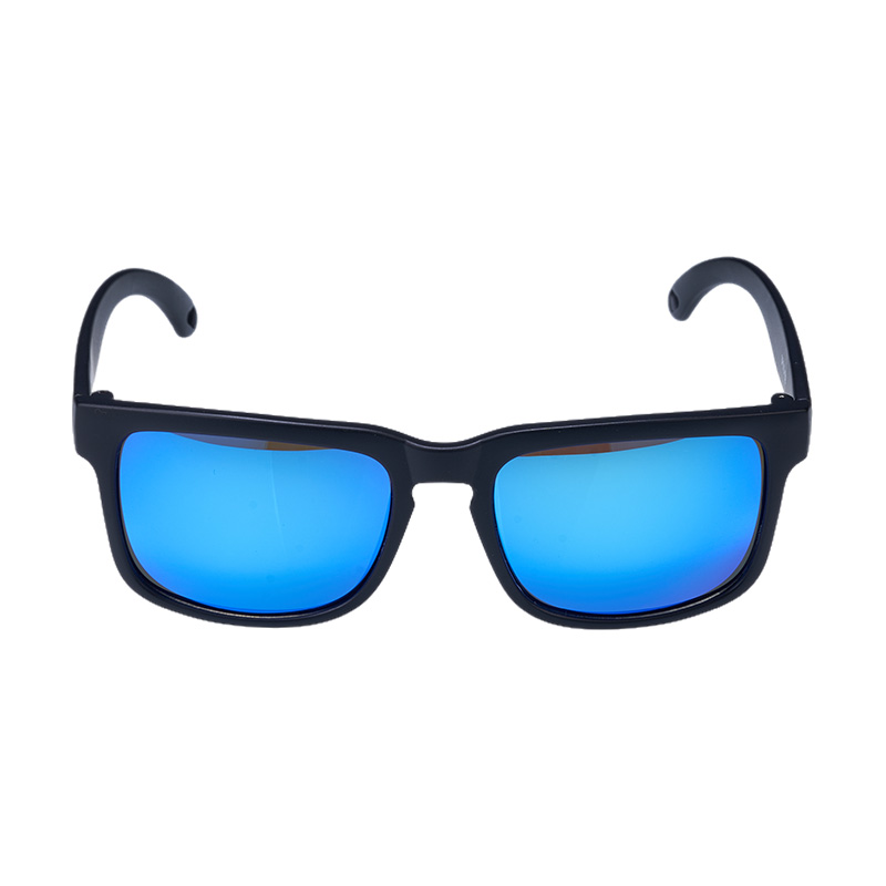 SP010 Велосипедные очки в черной оправе + синие линзы