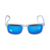 SP010 Очки для шоссейного велосипеда, белая оправа + синие линзы